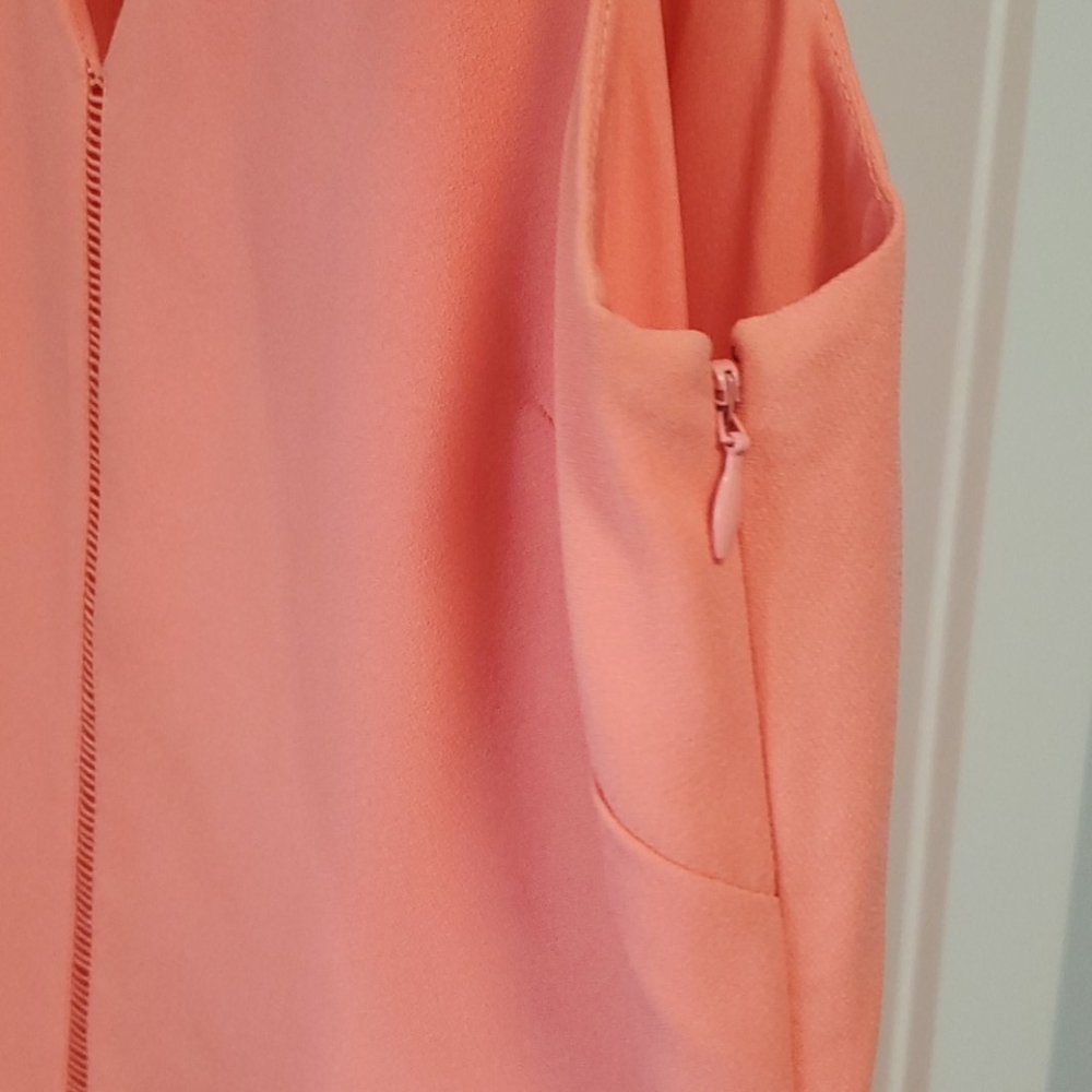 Banana Republic coral dress - size 8 - Picture 3 of 4